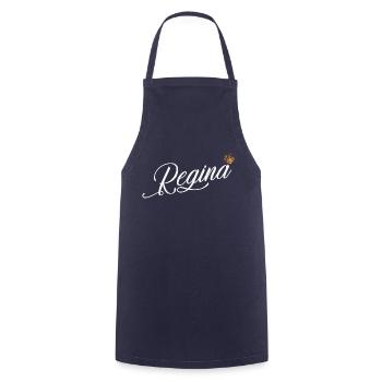 Regina Custom Name for Women Kids Toddlers - - Cooking Apron - navy - Front - AI Model Male 185 dark (185cm)