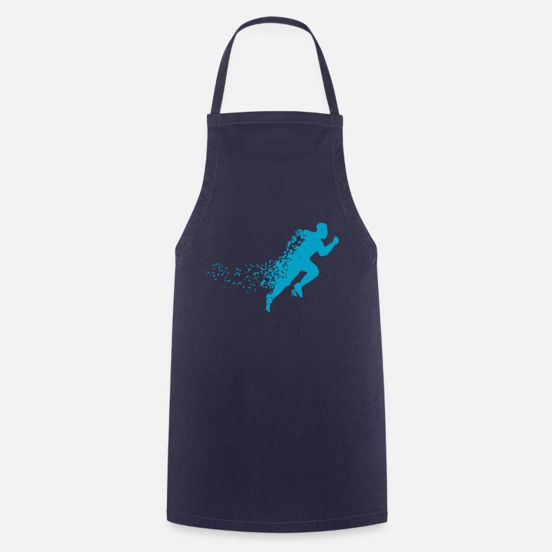 Course - Tablier de cuisine - marine