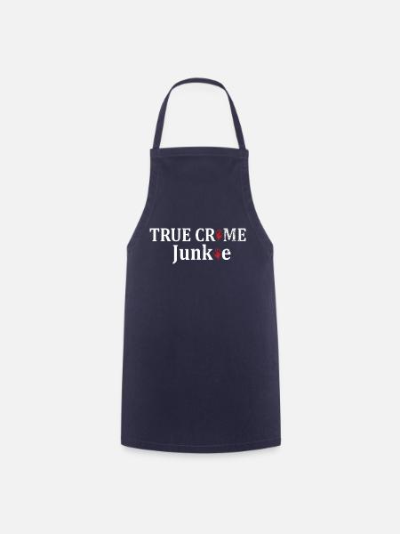 TRUE CRIME: True Crime Junkie - Kochschürze - Navy