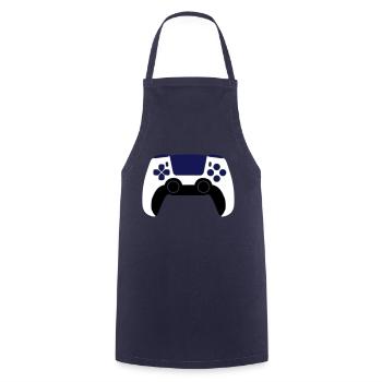 Generisches Game Controller - Kochschürze - Navy - Vorne - AI Model Male 185 dark (185cm)