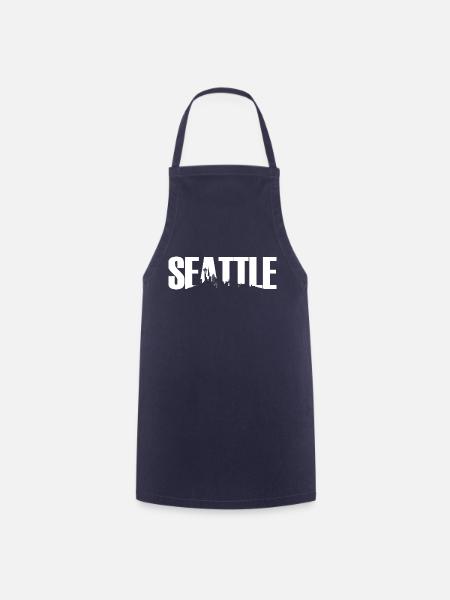SEATTLE, Washington, USA, Skyline - Kochschürze - Navy