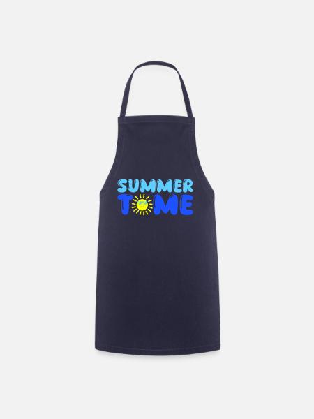 summer time - Kochschürze - Navy