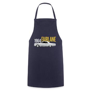1964 FAIRLANE - Cooking Apron - navy - Front - AI Model Male 185 dark (185cm)