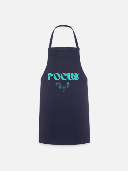 Fokus-Grafik - Kochschürze - Navy