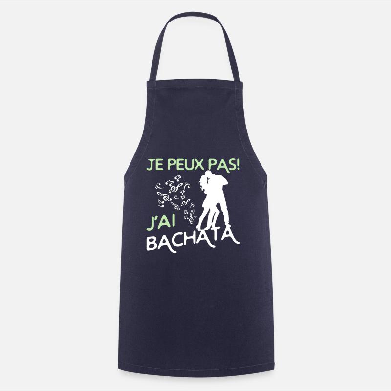 danse Bachata - Tablier de cuisine - marine