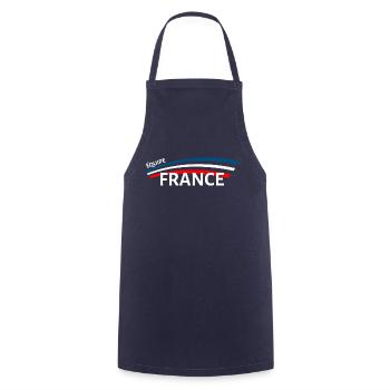 Équipe France - Tablier de cuisine - marine - Devant - AI Model Male 185 dark (185cm)