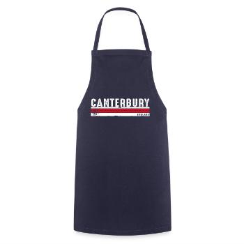 Canterbury England Retro Vintage Design für - Kochschürze - Navy - Vorne - AI Model Male 185 dark (185cm)