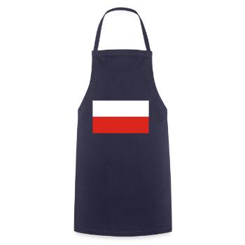 Pologne - Tablier de cuisine - marine - Devant - AI Model Male 185 dark (185cm)