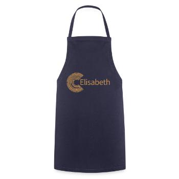 Für Elisabeth - Kochschürze - Navy - Vorne - AI Model Male 185 dark (185cm)
