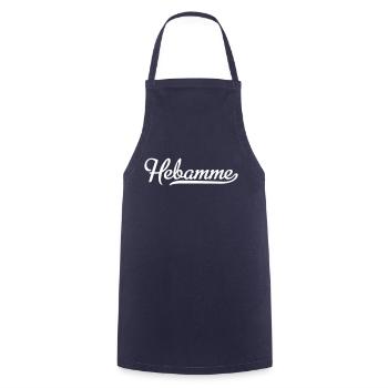 Hebamme - Kochschürze - Navy - Vorne - AI Model Male 185 dark (185cm)