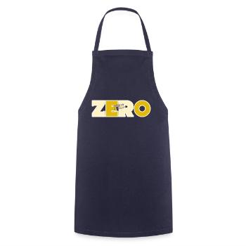Zero brown stress design - Cooking Apron - navy - Front - AI Model Male 185 dark (185cm)