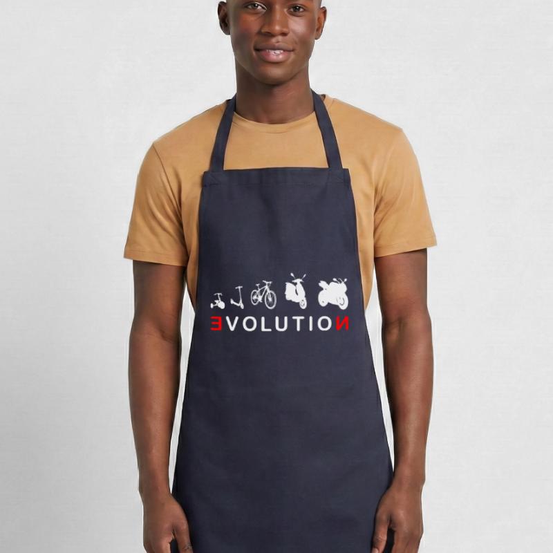 Evolution Biker 4- Evolution of a Biker Cooking Apron