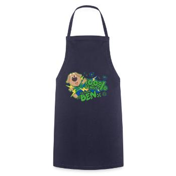 Talking 100% Genius - Cooking Apron - navy - Front - AI Model Male 185 dark (185cm)
