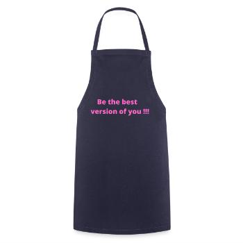 Be the best version of you - Cooking Apron - navy - Front - AI Model Male 185 dark (185cm)