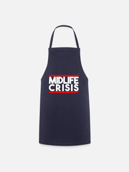 midlife crisis - Kochschürze - Navy