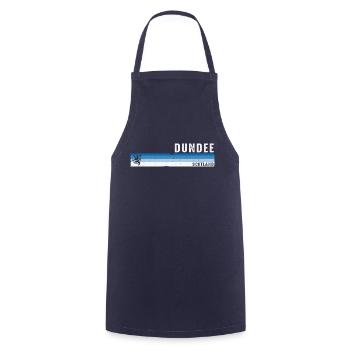 Dundee Scotland Heritage Souvenir Scottish UK - Cooking Apron - navy - Front - AI Model Male 185 dark (185cm)