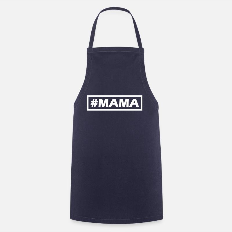 #MAMA simple modern Design - Kochschürze - Navy