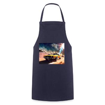 Mad and Furious #2 - Cooking Apron - navy - Front - AI Model Male 185 dark (185cm)