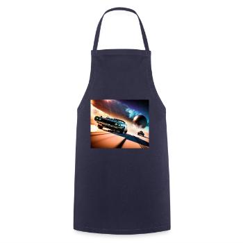Mad and Furious #3 - Cooking Apron - navy - Front - AI Model Male 185 dark (185cm)