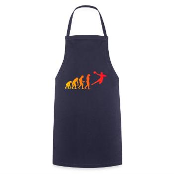 Handball Enfants Evolution Joueurs de handball Hommes - Tablier de cuisine - marine - Devant - AI Model Male 185 dark (185cm)