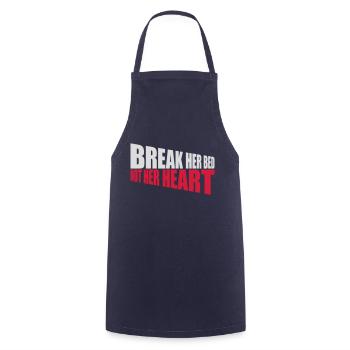 break her bed quote - Cooking Apron - navy - Front - AI Model Male 185 dark (185cm)