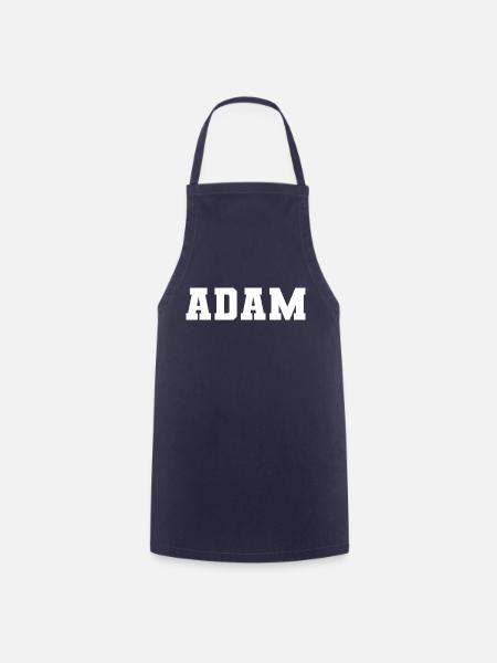 Name - Adam - Kochschürze - Navy