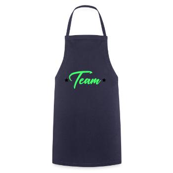 team - Kochschürze - Navy - Vorne - AI Model Male 185 dark (185cm)