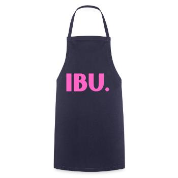 INDONET Ibu - Tablier de cuisine - marine - Devant - AI Model Male 185 dark (185cm)