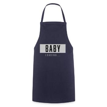 01 - Baby - Loading - Kochschürze - Navy - Vorne - AI Model Male 185 dark (185cm)