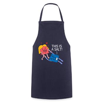 Chemistry Chemist Chemistry teacher saying science - Cooking Apron - navy - Front - AI Model Male 185 dark (185cm)