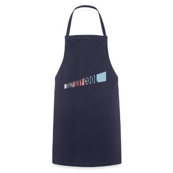 crazy sexy cool design - Cooking Apron - navy - Front - AI Model Male 185 dark (185cm)
