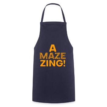 Amazing - Cooking Apron - navy - Front - AI Model Male 185 dark (185cm)