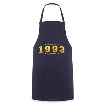Le meilleur de 1993 - Cadeau en édition limitée pour le 32e anniversaire - Tablier de cuisine - marine - Devant - AI Model Male 185 dark (185cm)