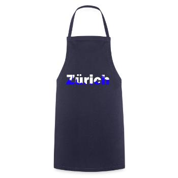 zürich - Cooking Apron - navy - Front - AI Model Male 185 dark (185cm)