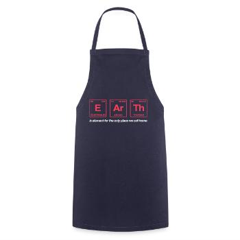 TERRE - avec des éléments du système persiode - Tablier de cuisine - marine - Devant - AI Model Male 185 dark (185cm)