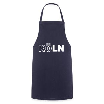 Cologne Cologne Ma ville - Tablier de cuisine - marine - Devant - AI Model Male 185 dark (185cm)