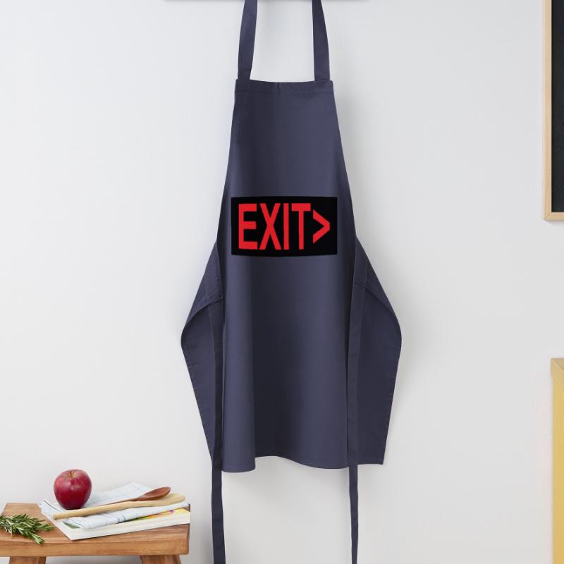 Exit / Exit / Emergency Exit Cooking Apron