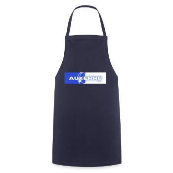 Auxerre foot 2022 Montée Ligue 1 - Tablier de cuisine - marine - Devant - AI Model Male 185 dark (185cm)