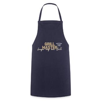 Maître du gril - Tablier de cuisine - marine - Devant - AI Model Male 185 dark (185cm)