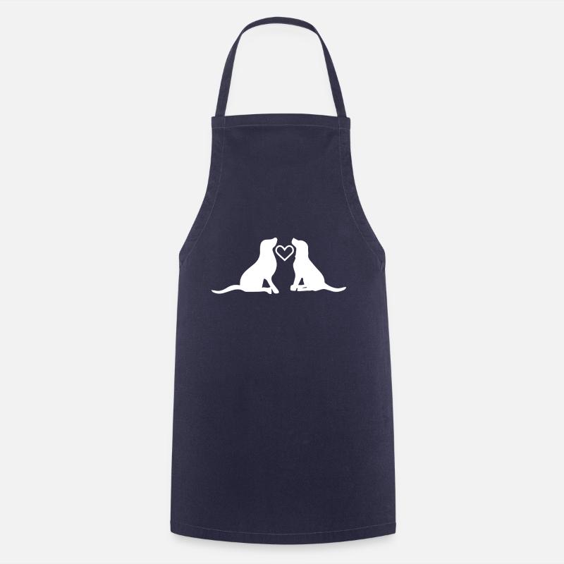 Chien chien - Tablier de cuisine - marine