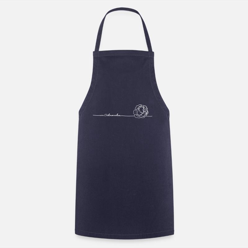 _von Dithmarschen_weiß - Kochschürze - Navy