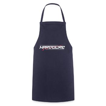 Hardcore Forever Party Festival Shirt Hoodie - Kochschürze - Navy - Vorne - AI Model Male 185 dark (185cm)