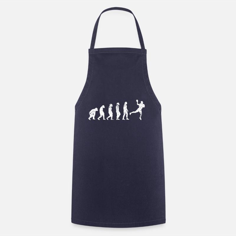 Handball HandballEr Evolution Équipe de joueurs de handball - Tablier de cuisine - marine