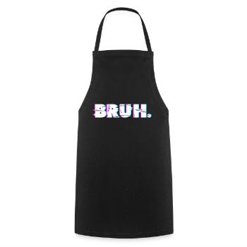Plan de travail bruh2 1 - Tablier de cuisine - noir - Devant - AI Model Male 185 dark (185cm)
