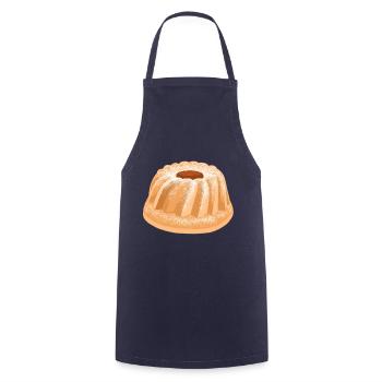 Gugelhupf cake for birthday birthday party - Cooking Apron - navy - Front - AI Model Male 185 dark (185cm)