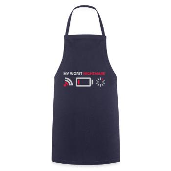 My worst nightmare Logos - Cooking Apron - navy - Front - AI Model Male 185 dark (185cm)