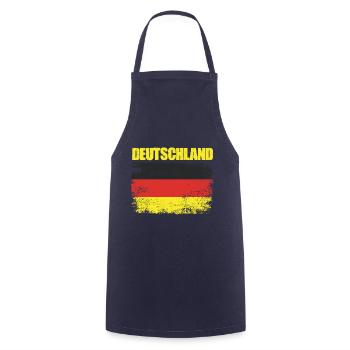 Fantastic German flag for German - Cooking Apron - navy - Front - AI Model Male 185 dark (185cm)