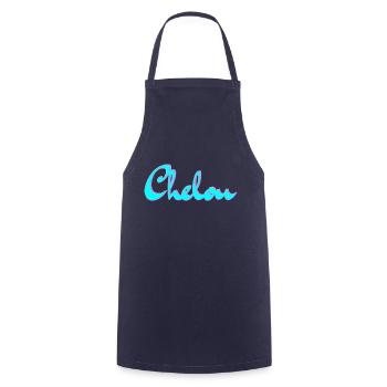 Chelou 3 - Cooking Apron - navy - Front - AI Model Male 185 dark (185cm)
