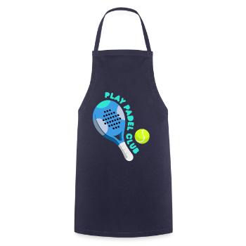 Padel - Gift for padel player - Cooking Apron - navy - Front - AI Model Male 185 dark (185cm)