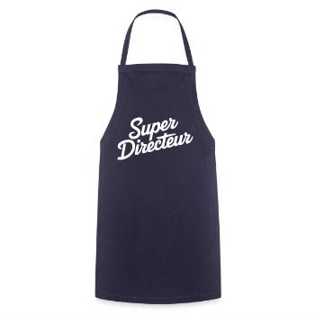 Super directeur - Tablier de cuisine - marine - Devant - AI Model Male 185 dark (185cm)
